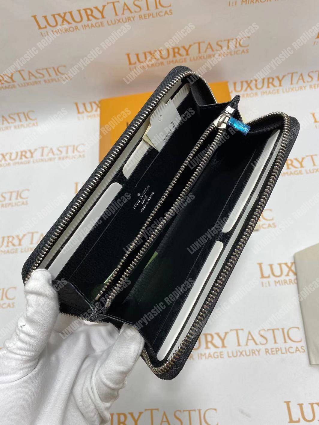 LV Clemence Wallet Epi Leather Noir