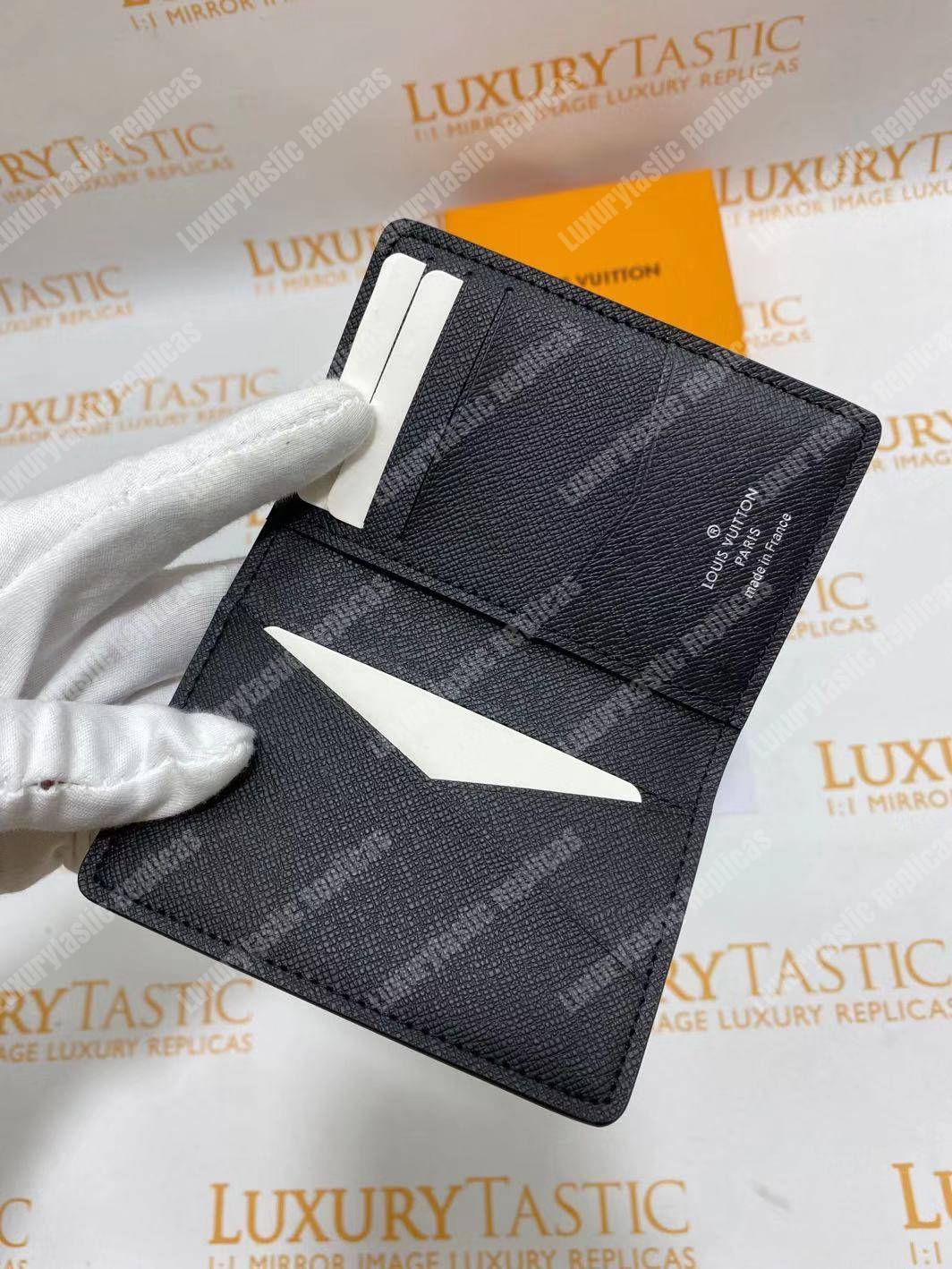 LV Pocket Organizer Noir