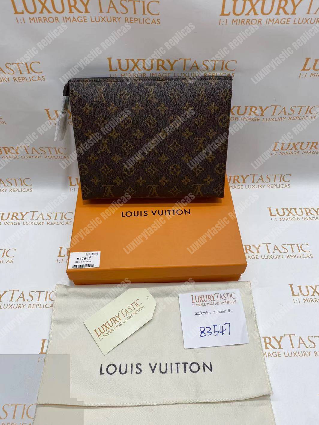 LV Toiletry Pouch 26 Monogram Brown