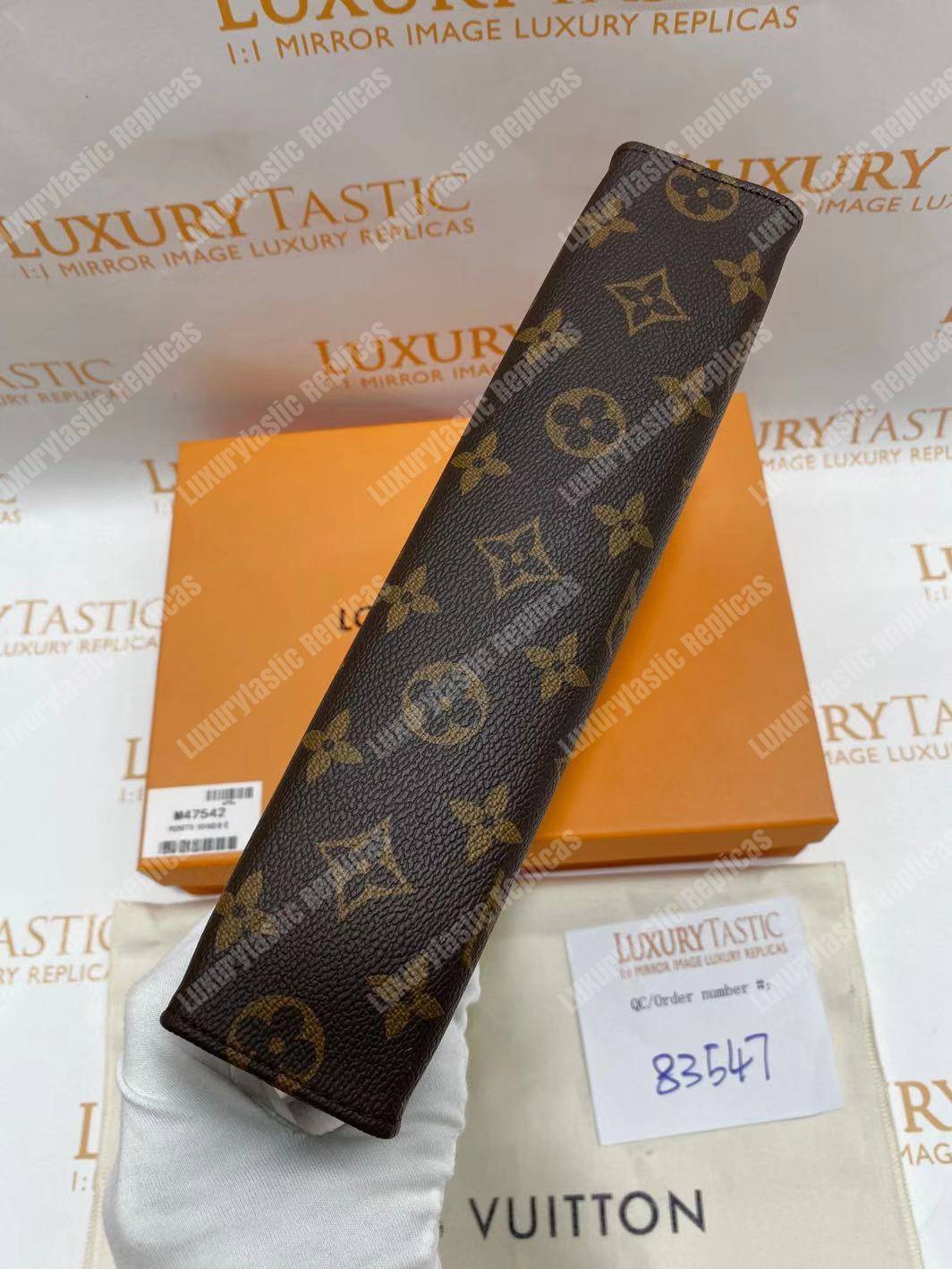 LV Toiletry Pouch 26 Monogram Brown