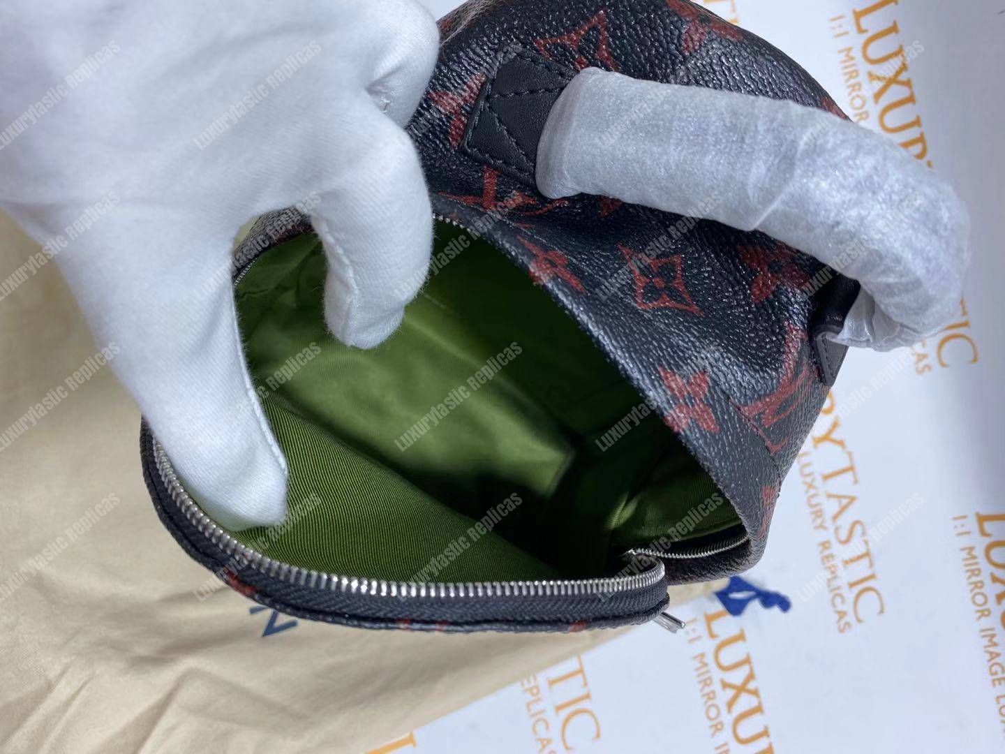 LV Palm Springs Backpack Mini Infrarouge Monogram