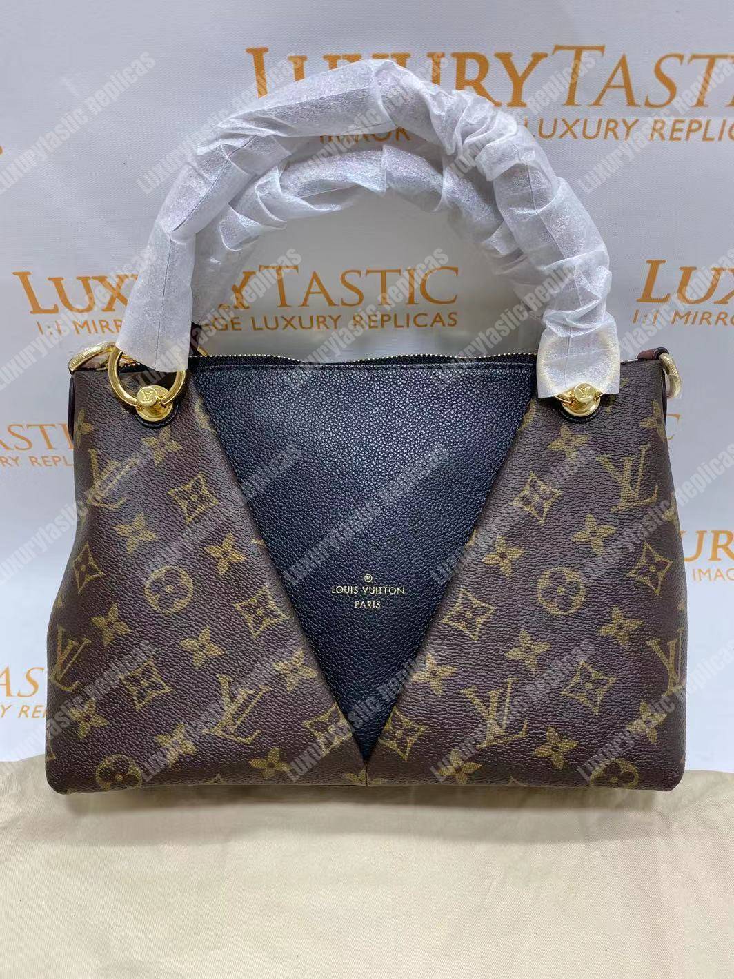 LV V Tote BB Monogram Noir