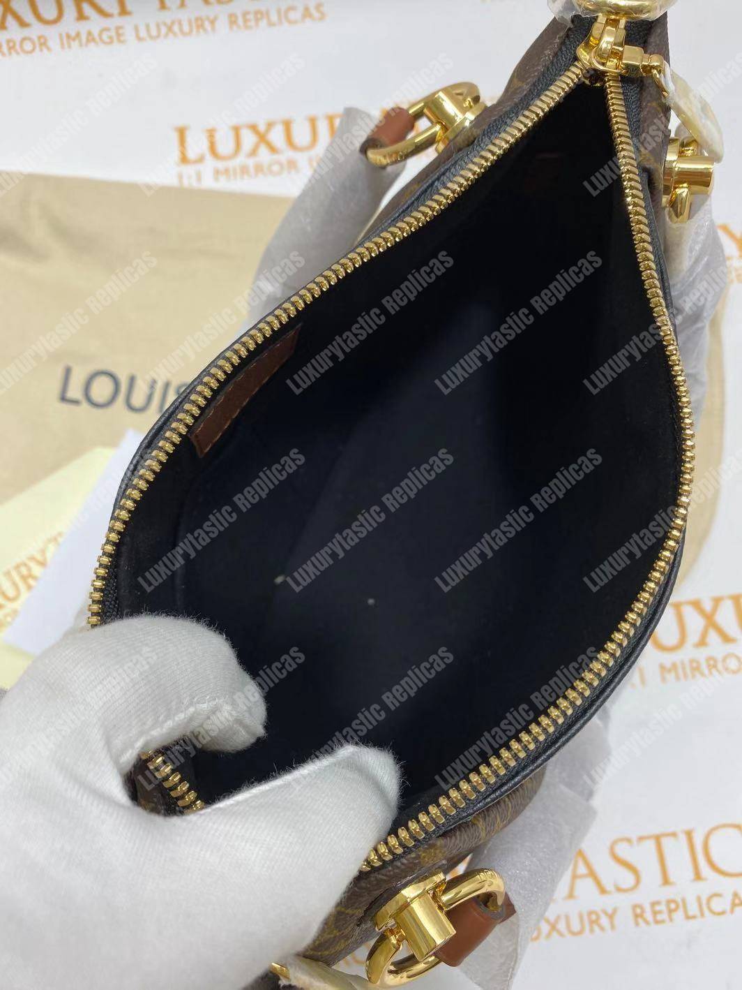 LV V Tote BB Monogram Noir