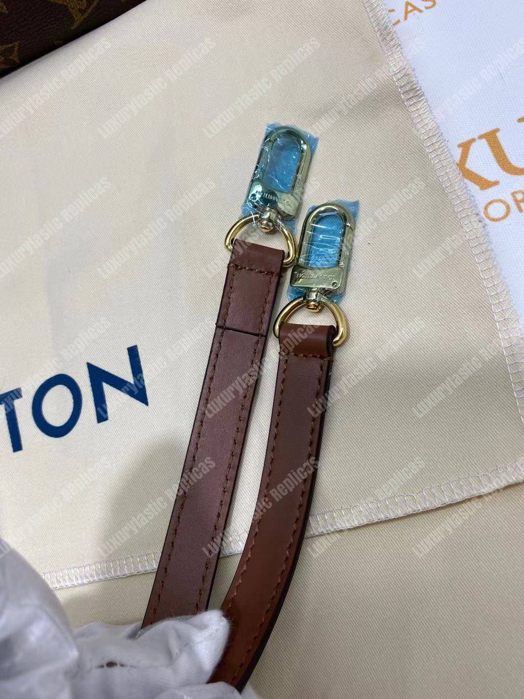 LV V Tote MM Monogram Noir