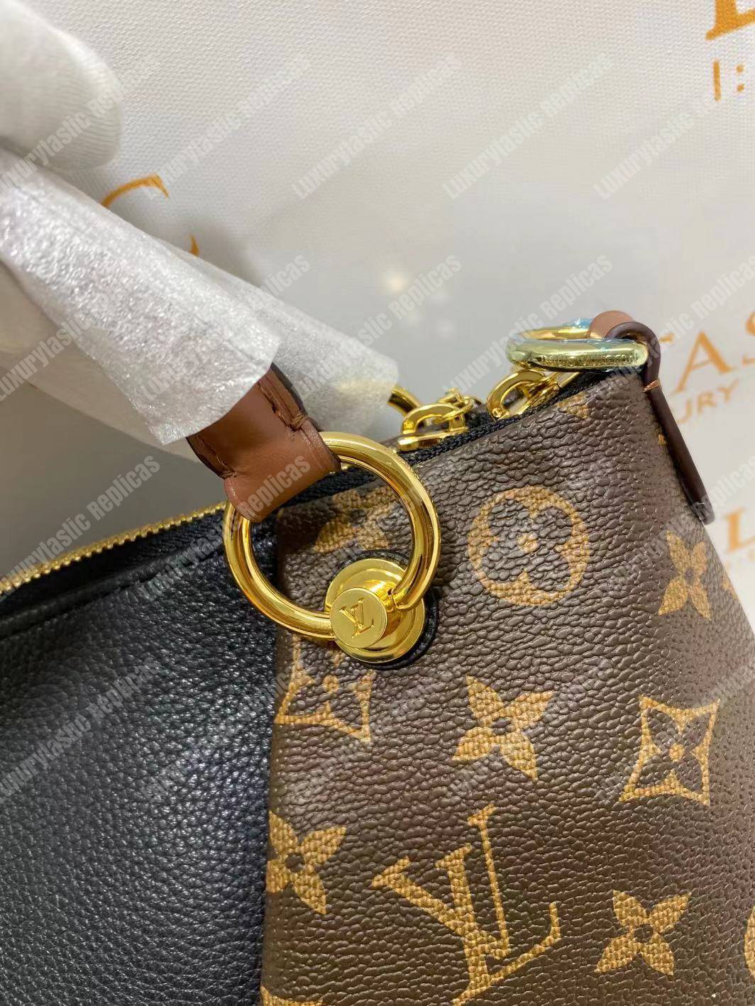 LV V Tote MM Monogram Noir