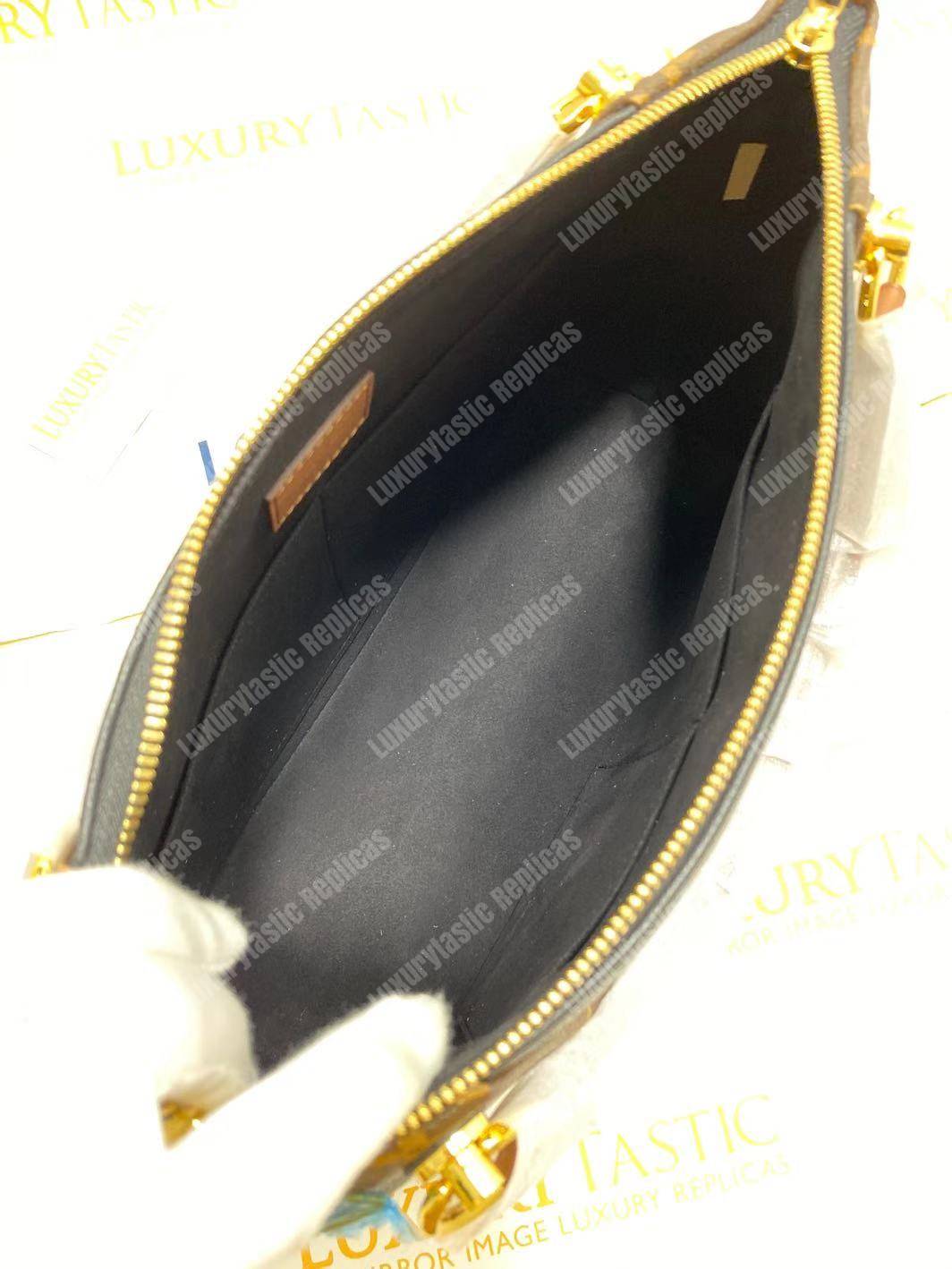 LV V Tote MM Monogram Noir