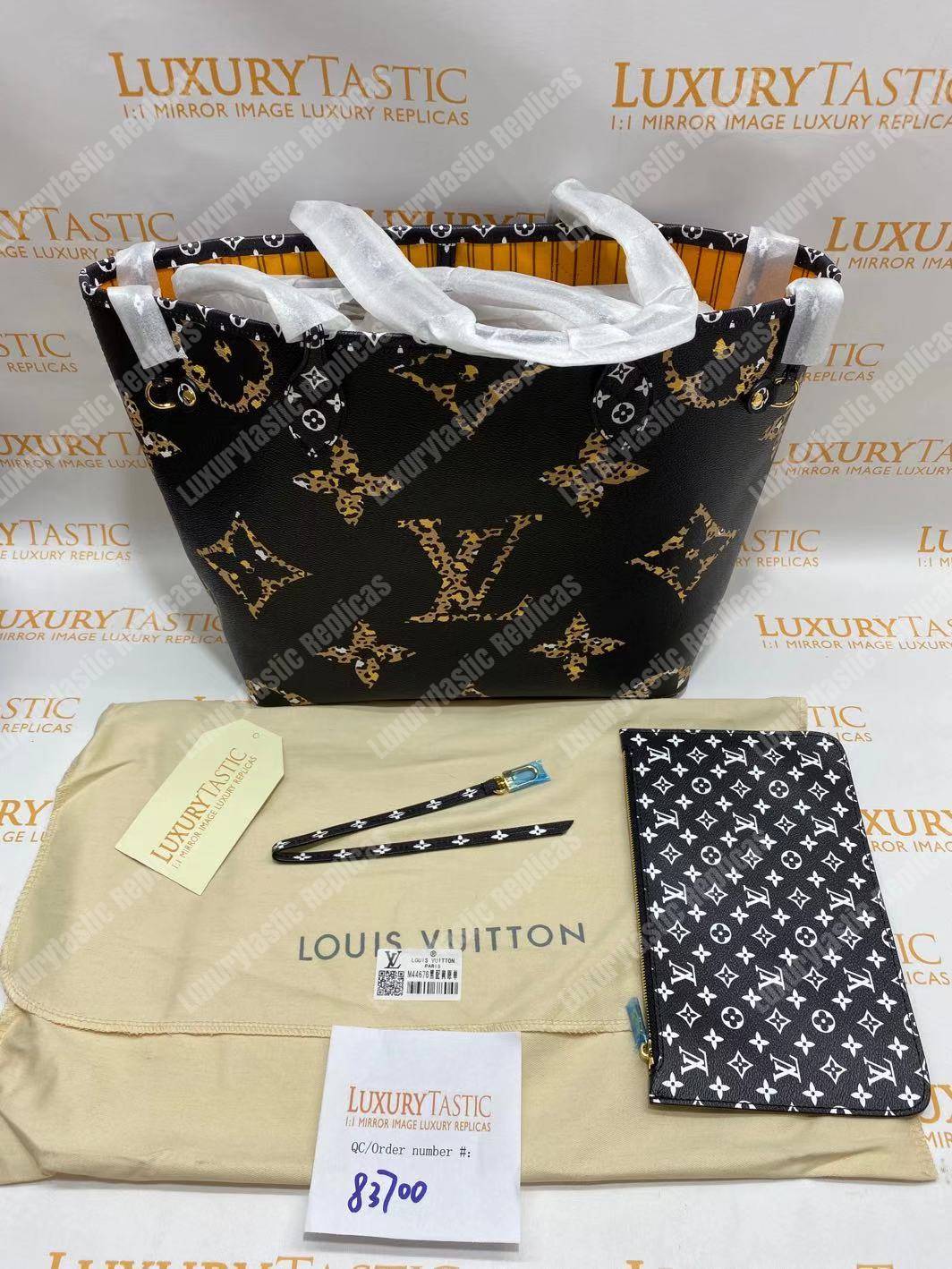 LV Neverfull MM Totes Monogram Noir