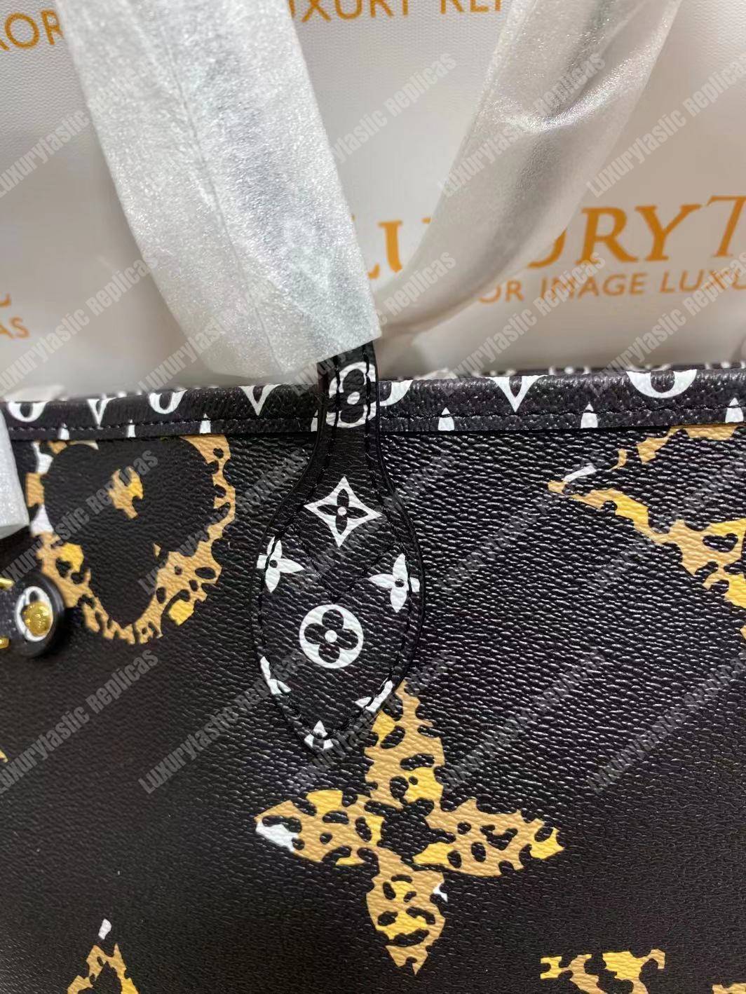 LV Neverfull MM Totes Monogram Noir