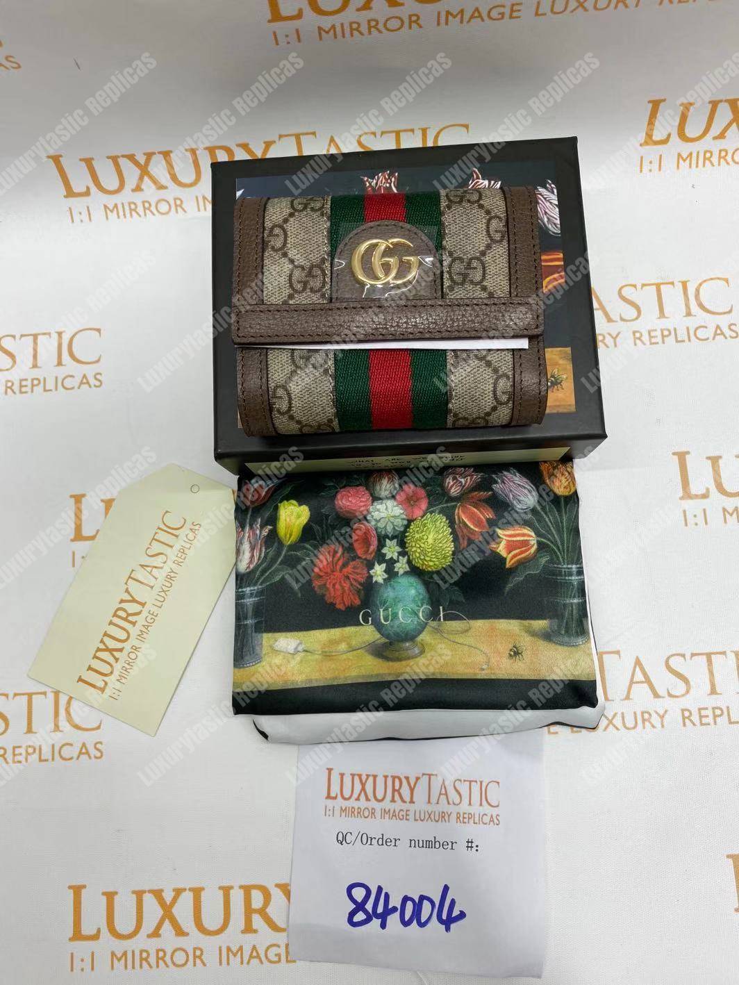 G*u*i ophidia gg french flap wallet