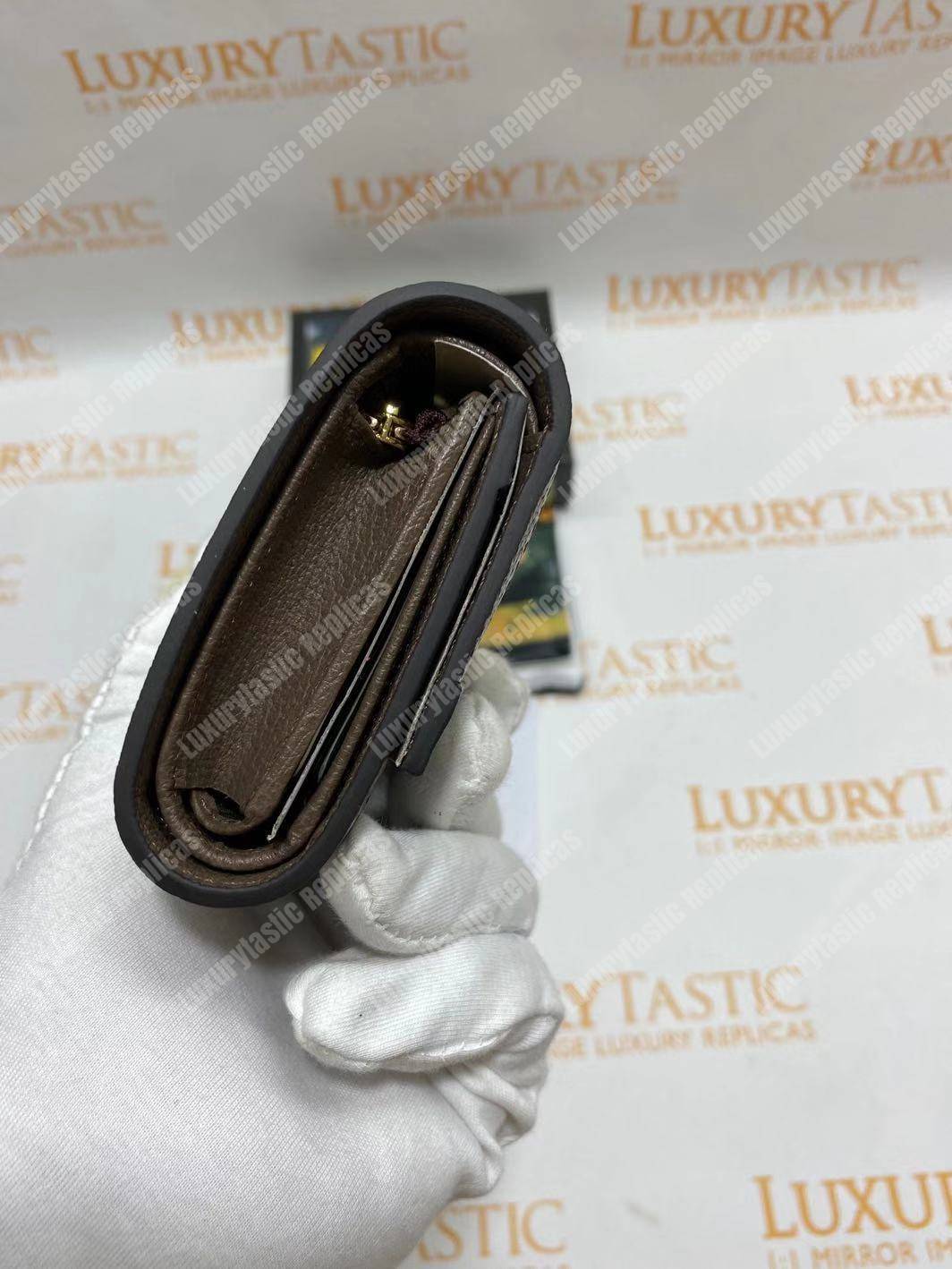 G*u*i ophidia gg french flap wallet