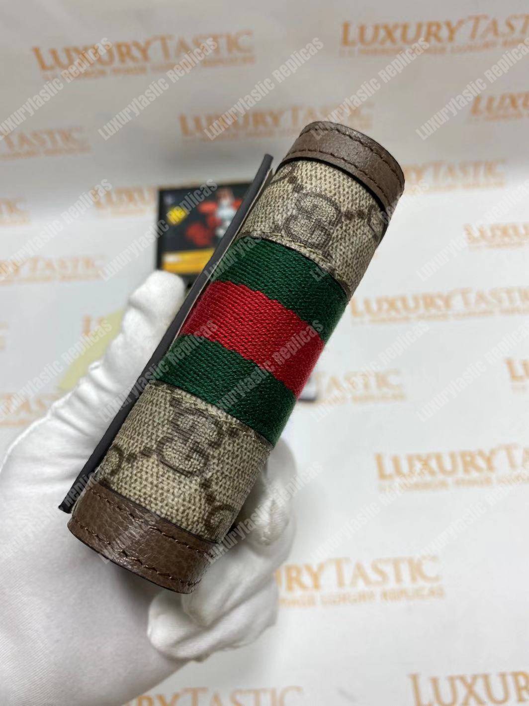 G*u*i ophidia gg french flap wallet