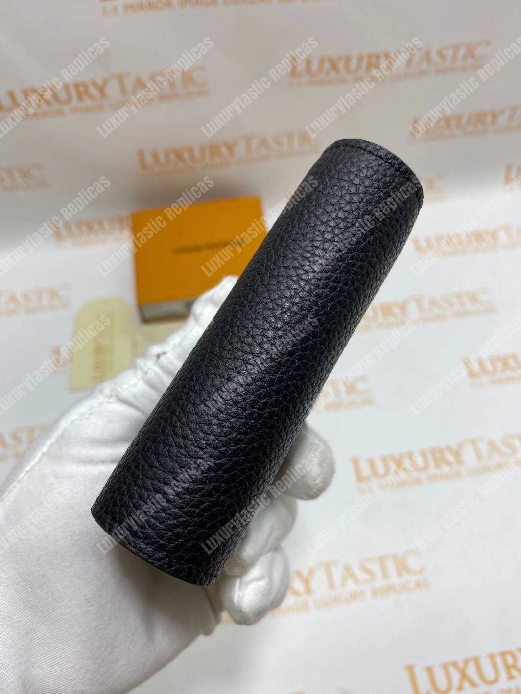 LV Double V Compact Wallet Noir