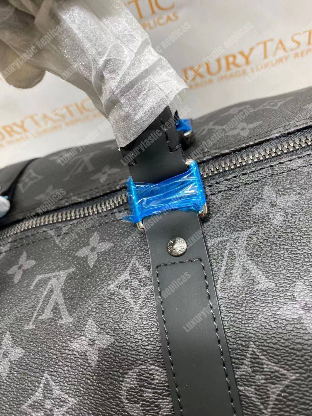 LV Keepall Bandouliere 55 Monogram Eclipse