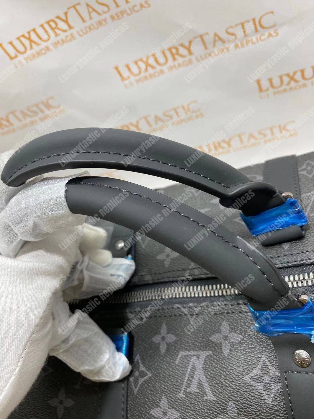 LV Keepall Bandouliere 55 Monogram Eclipse