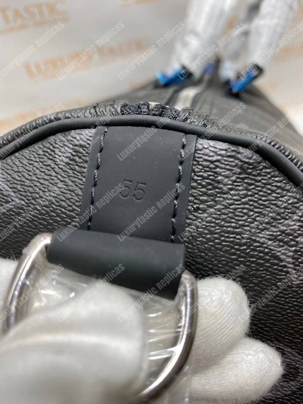 LV Keepall Bandouliere 55 Monogram Eclipse