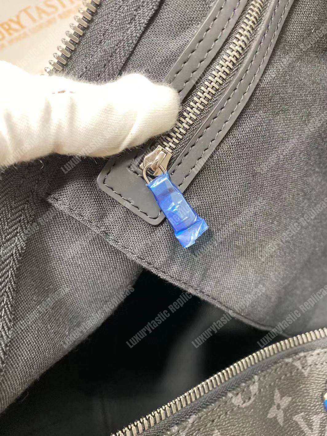 LV Keepall Bandouliere 55 Monogram Eclipse