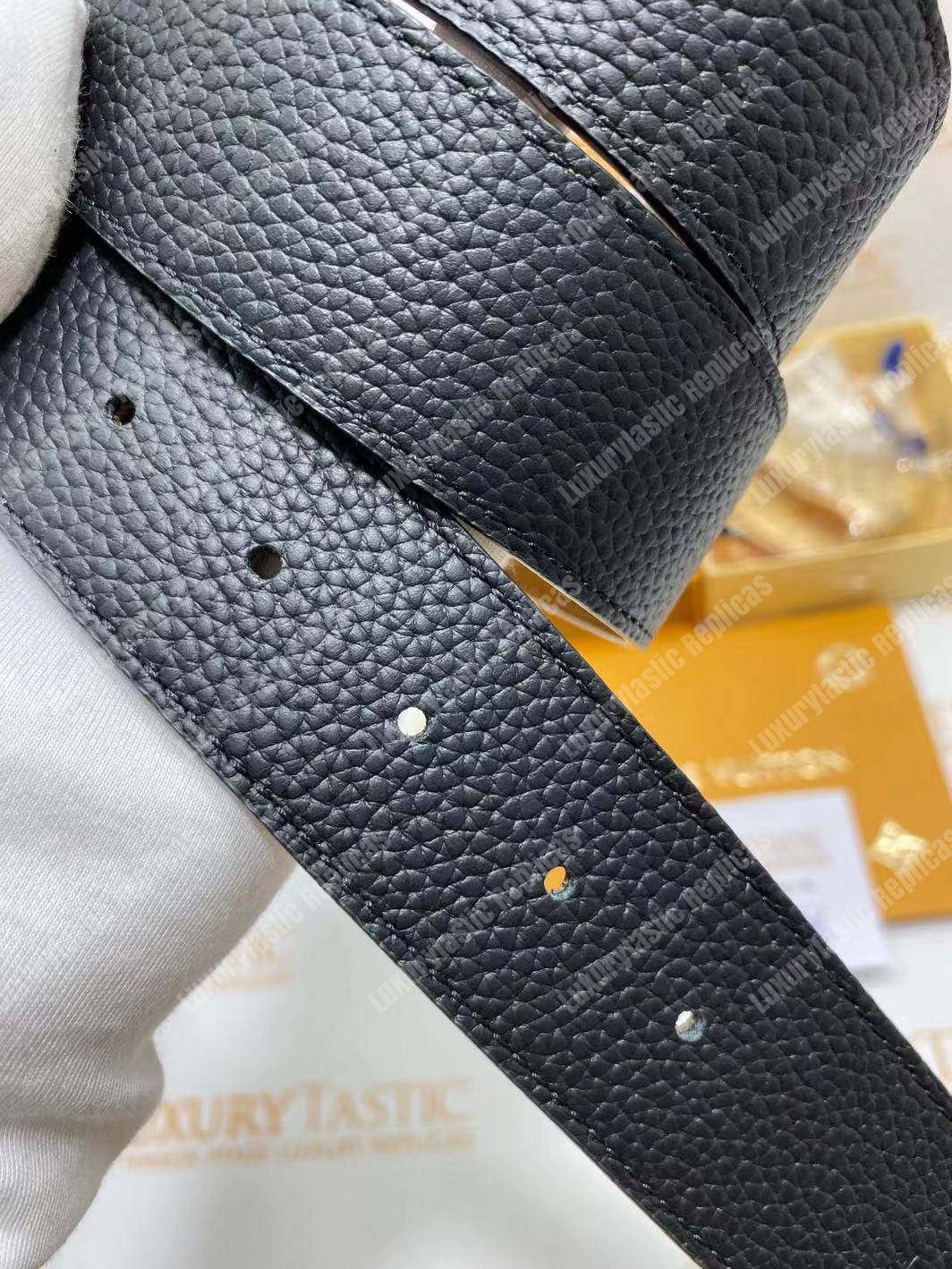 LV Initiales 40MM Reversible Utah Leather Belt Brown