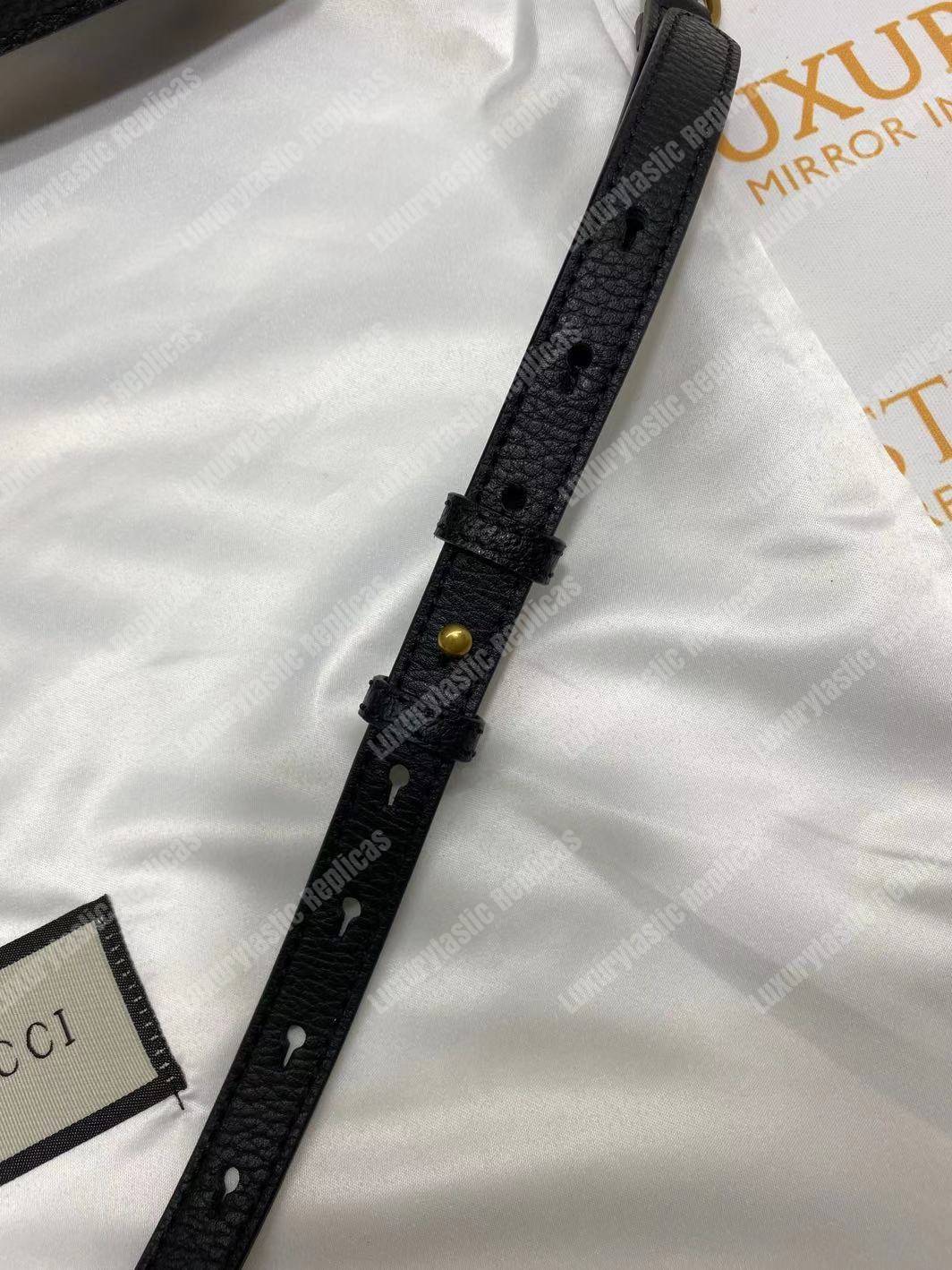 G*u*i kingsnake print leather tote