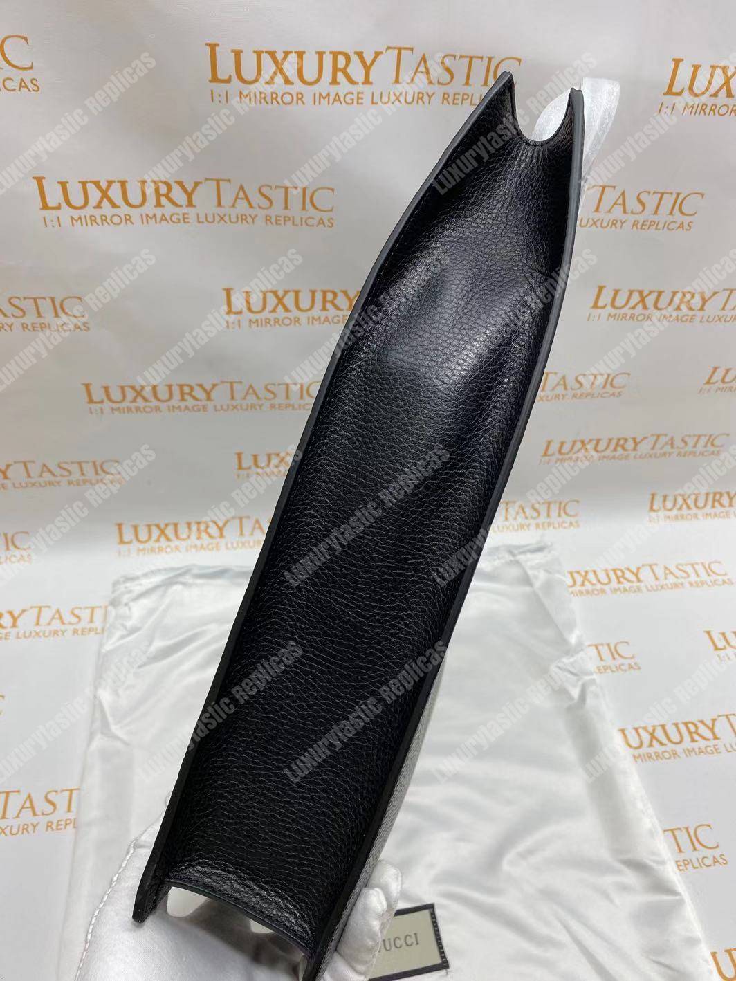 G*u*i kingsnake print leather tote