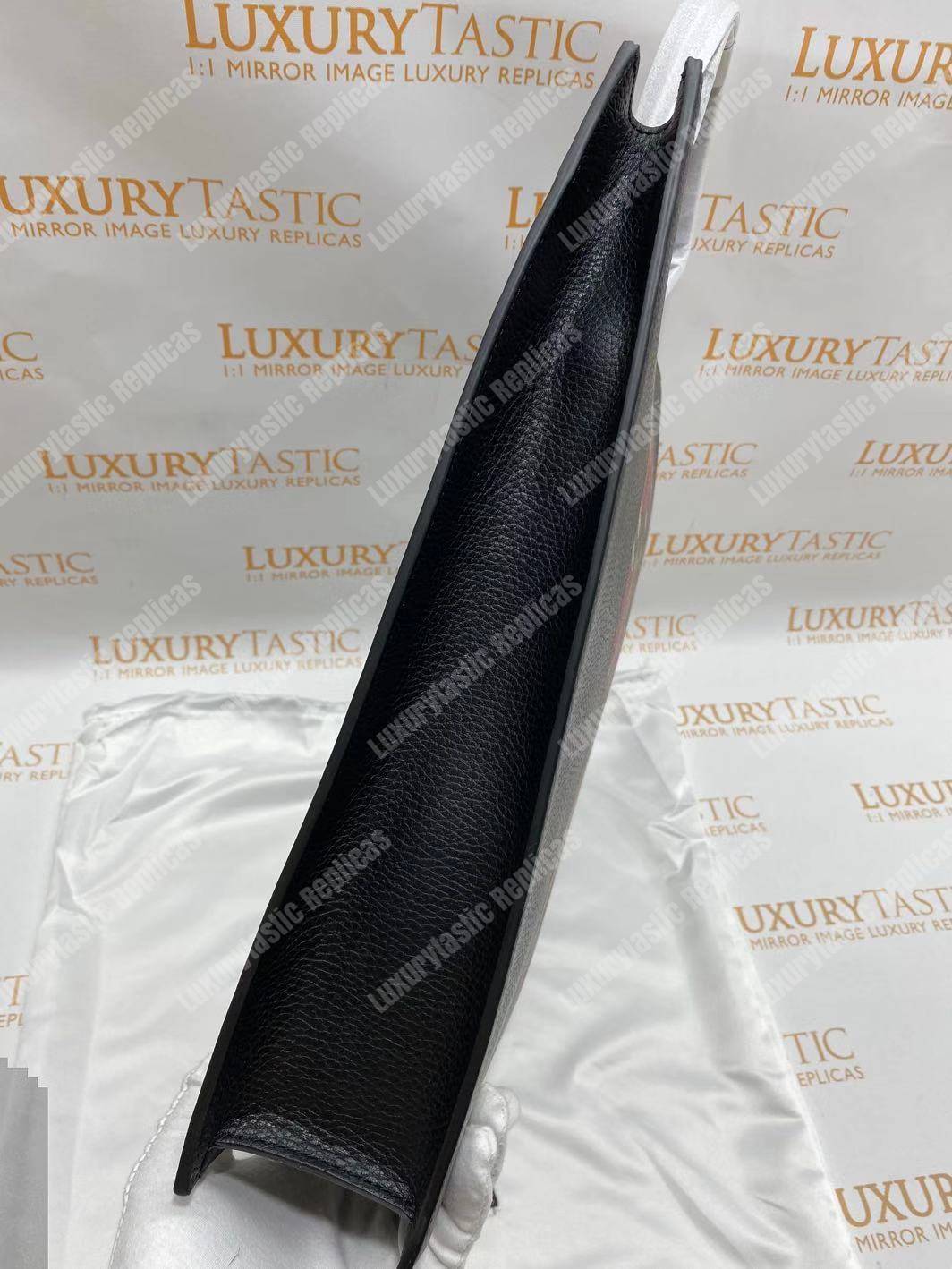 G*u*i kingsnake print leather tote