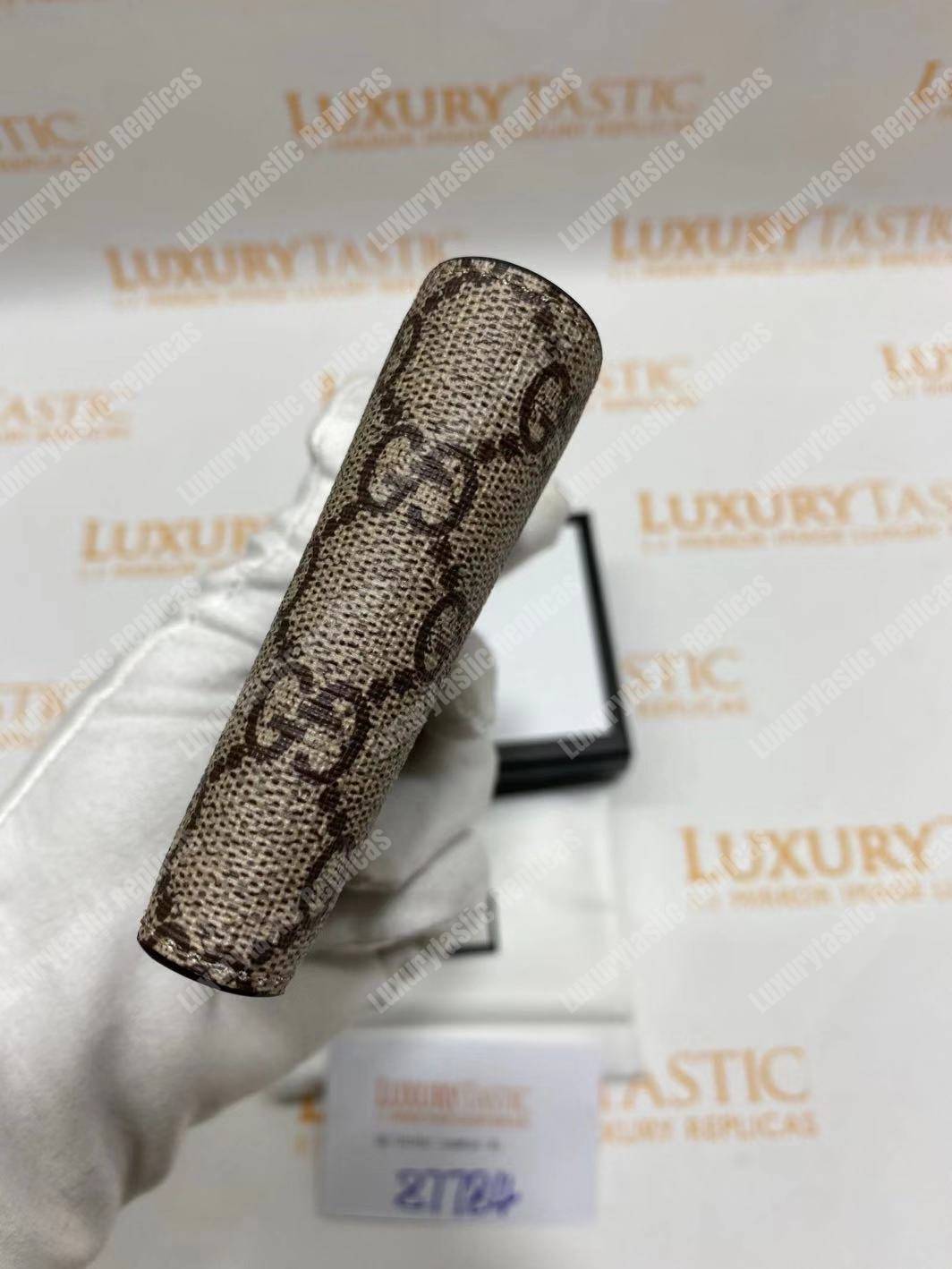 G*u*i tiger print gg sup*e wallet