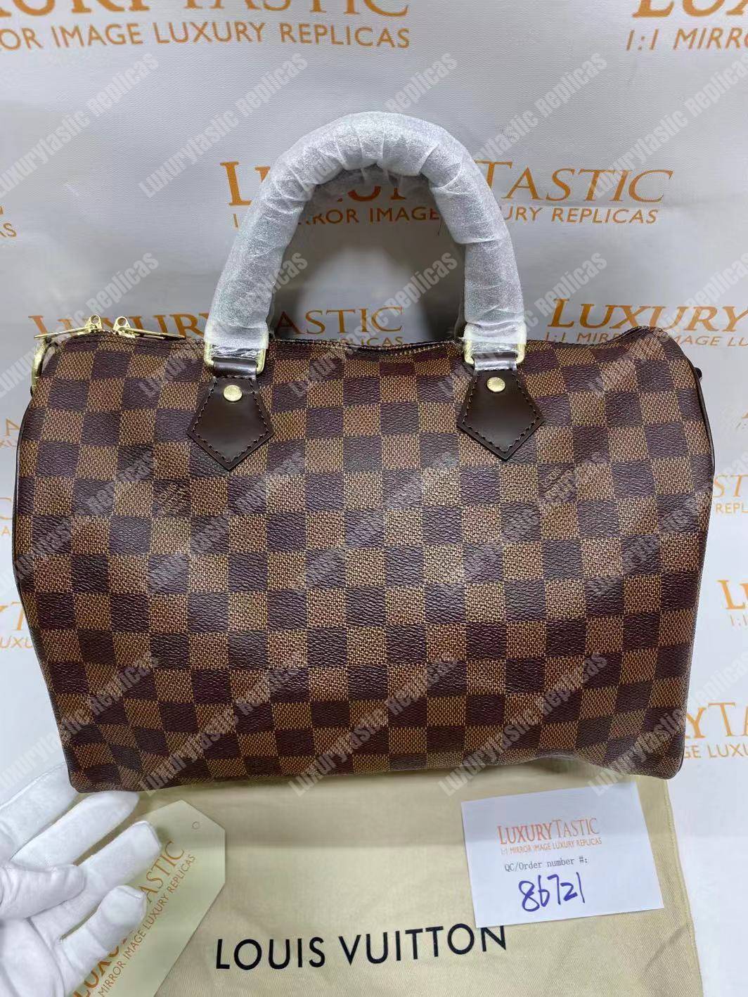 LV Speedy Bandouliere 25 Damier Ebene