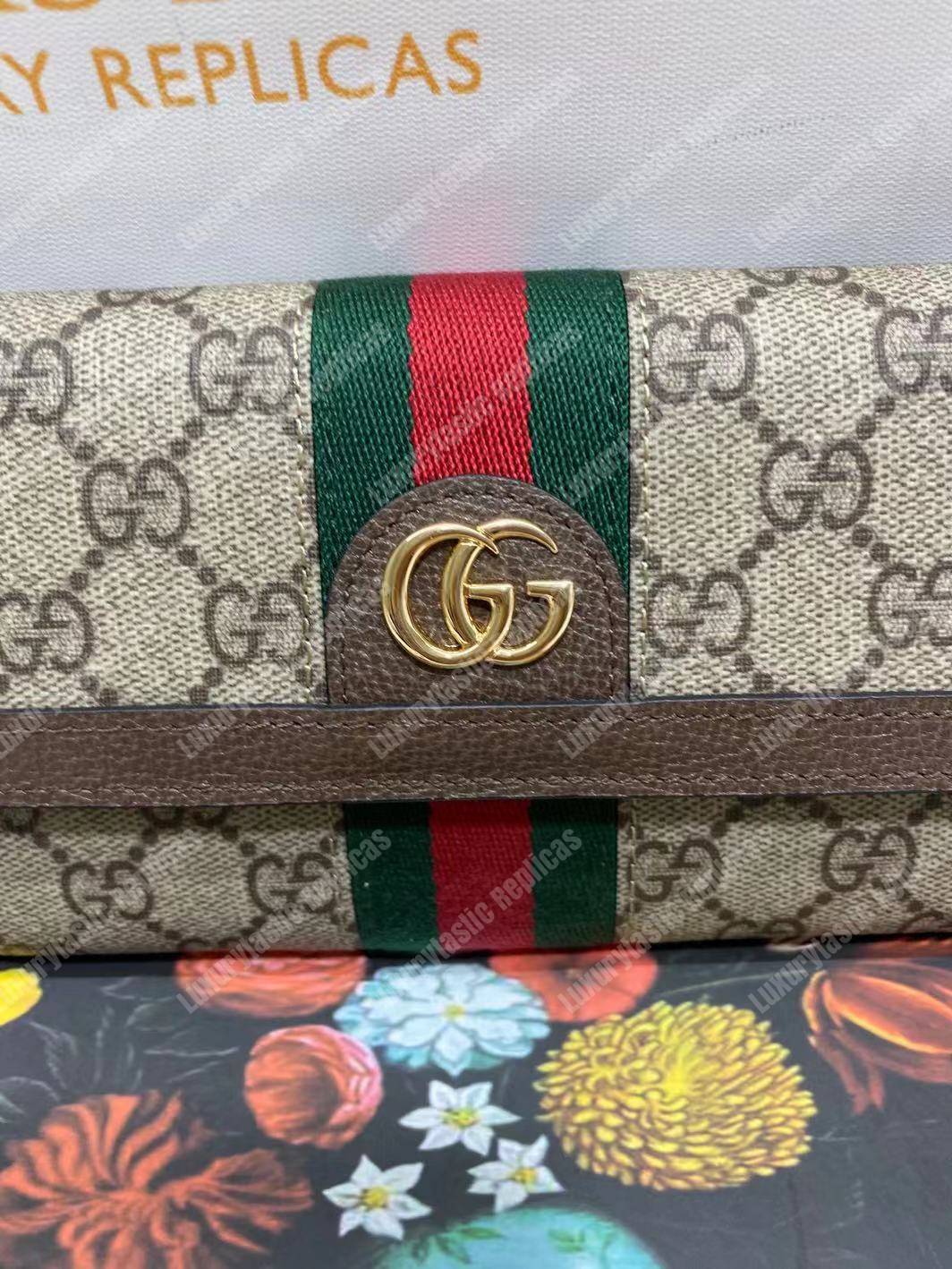 G*u*i ophidia gg continental wallet