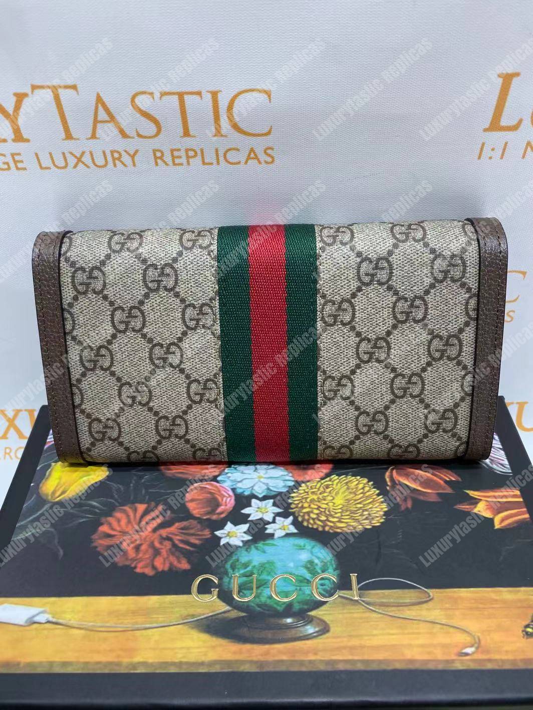 G*u*i ophidia gg continental wallet