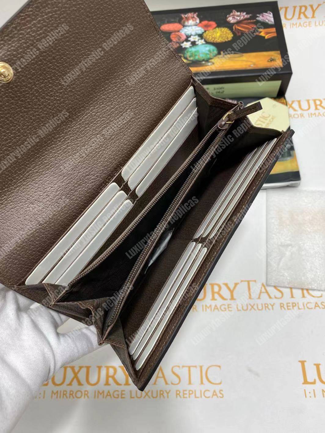 G*u*i ophidia gg continental wallet