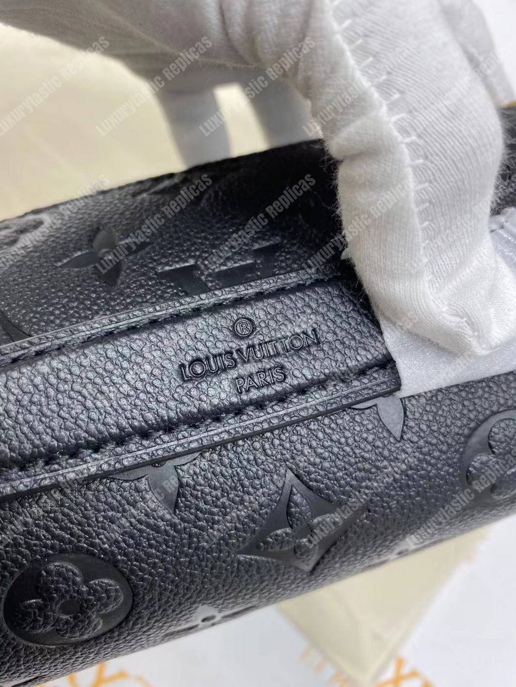 LV Pochette Metis Monogram Empreinte Leather Noir