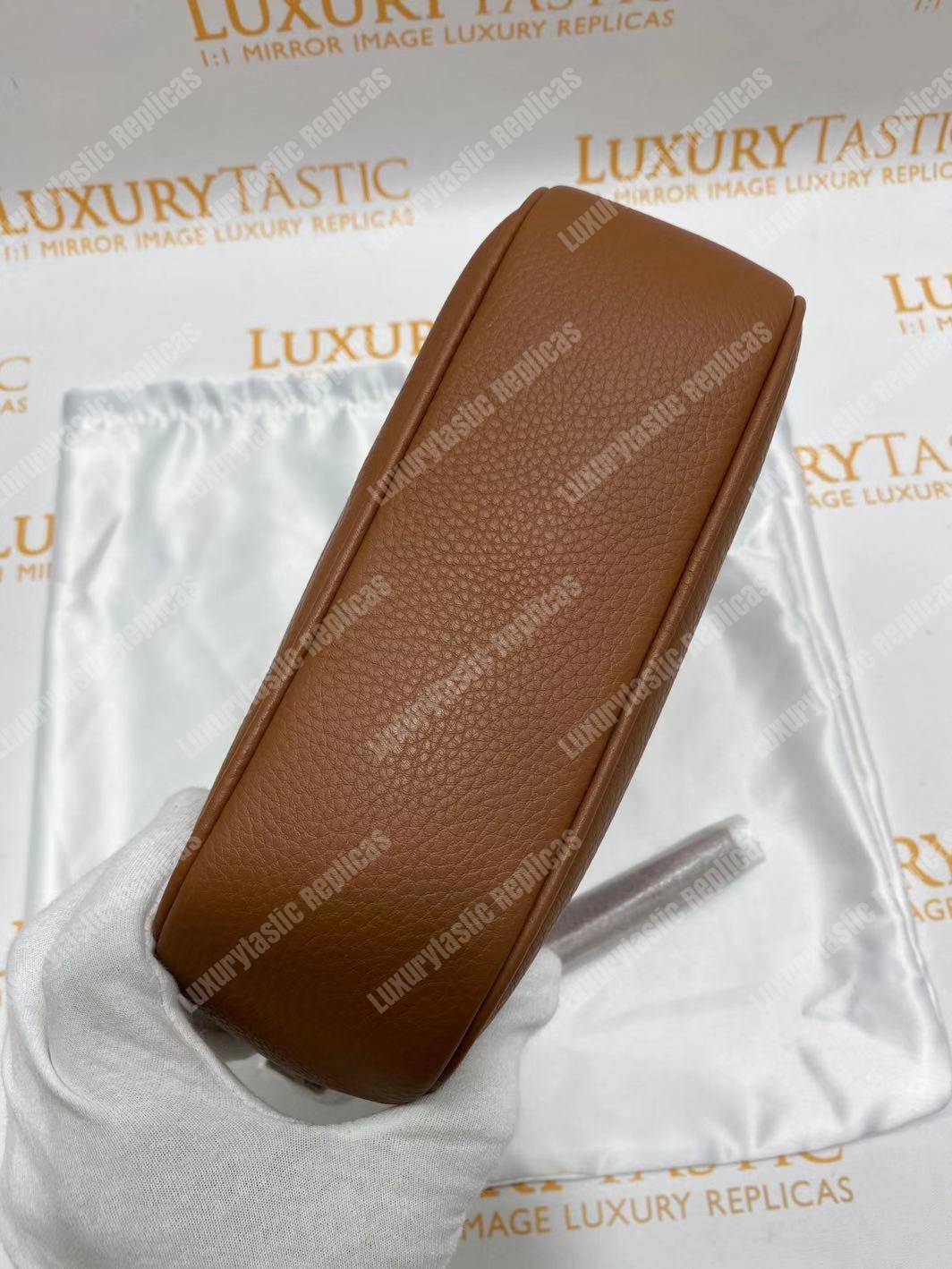 G*u*i soho small leather disco bag rose beige