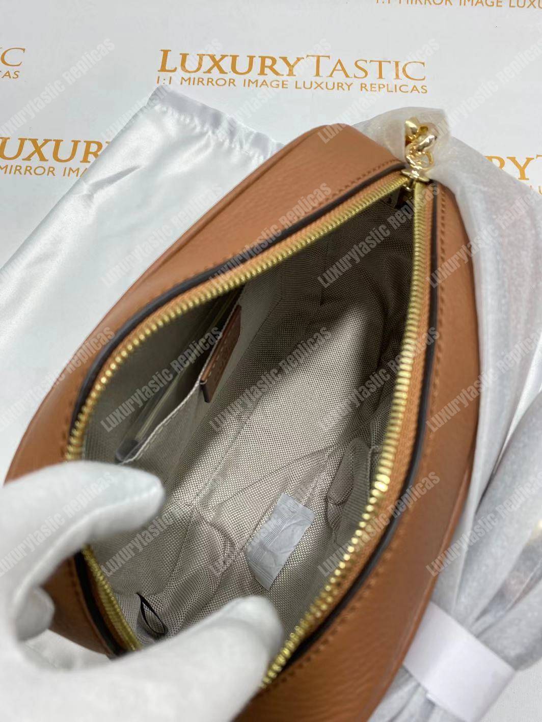 G*u*i soho small leather disco bag rose beige