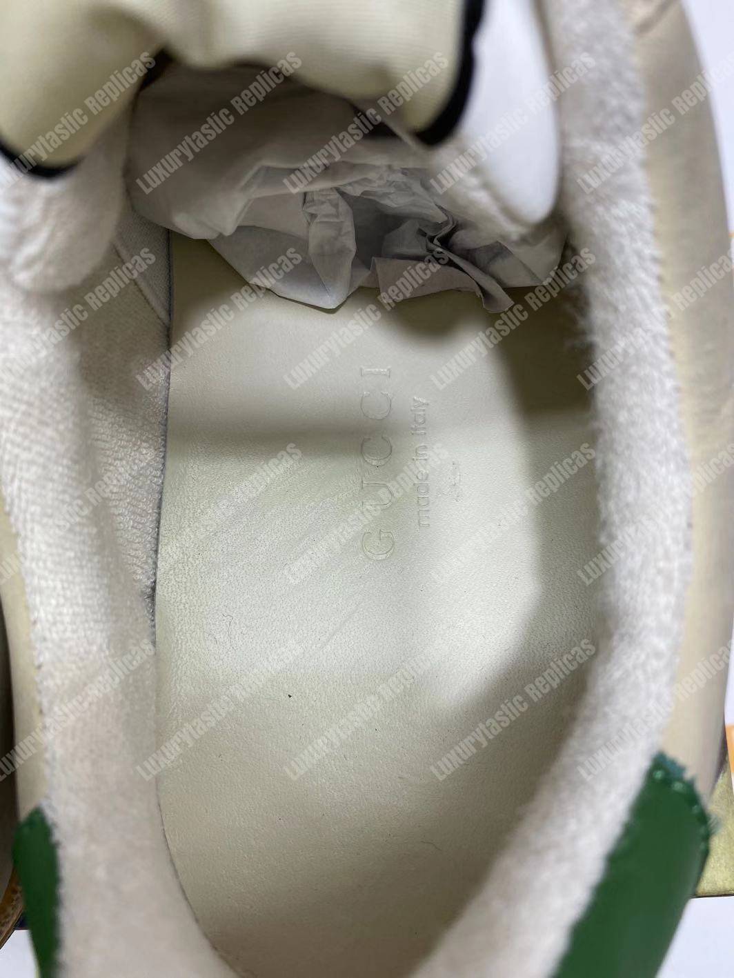 G*u*i screener leather sneaker white