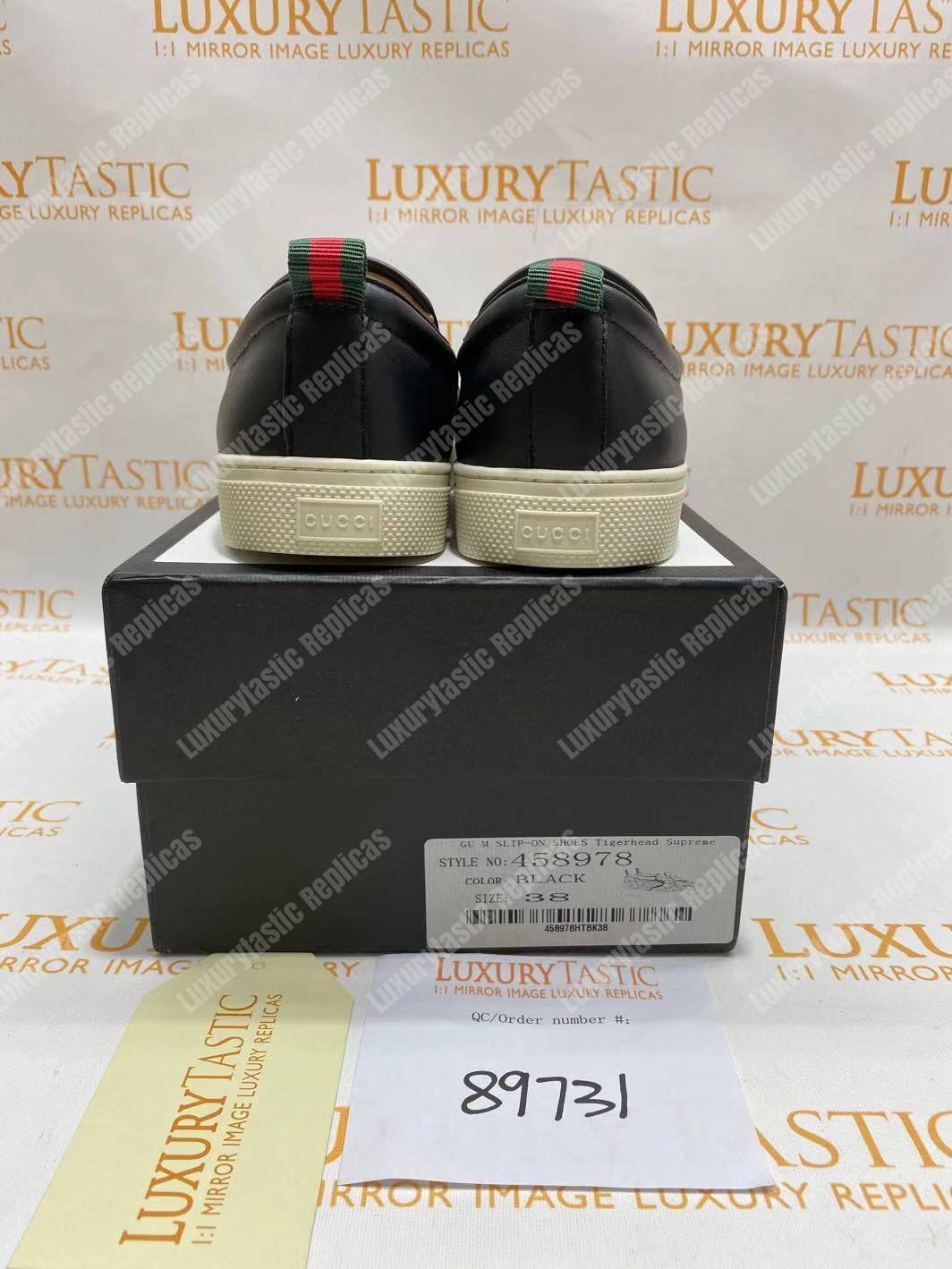 G*u*i gg sup*e tiger slip-on sneaker