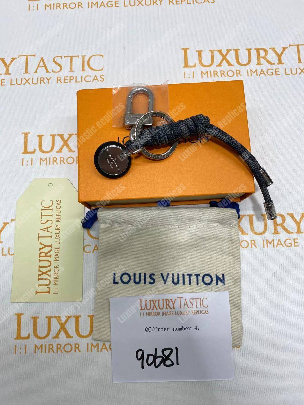 LV Leather Rope Key Holder