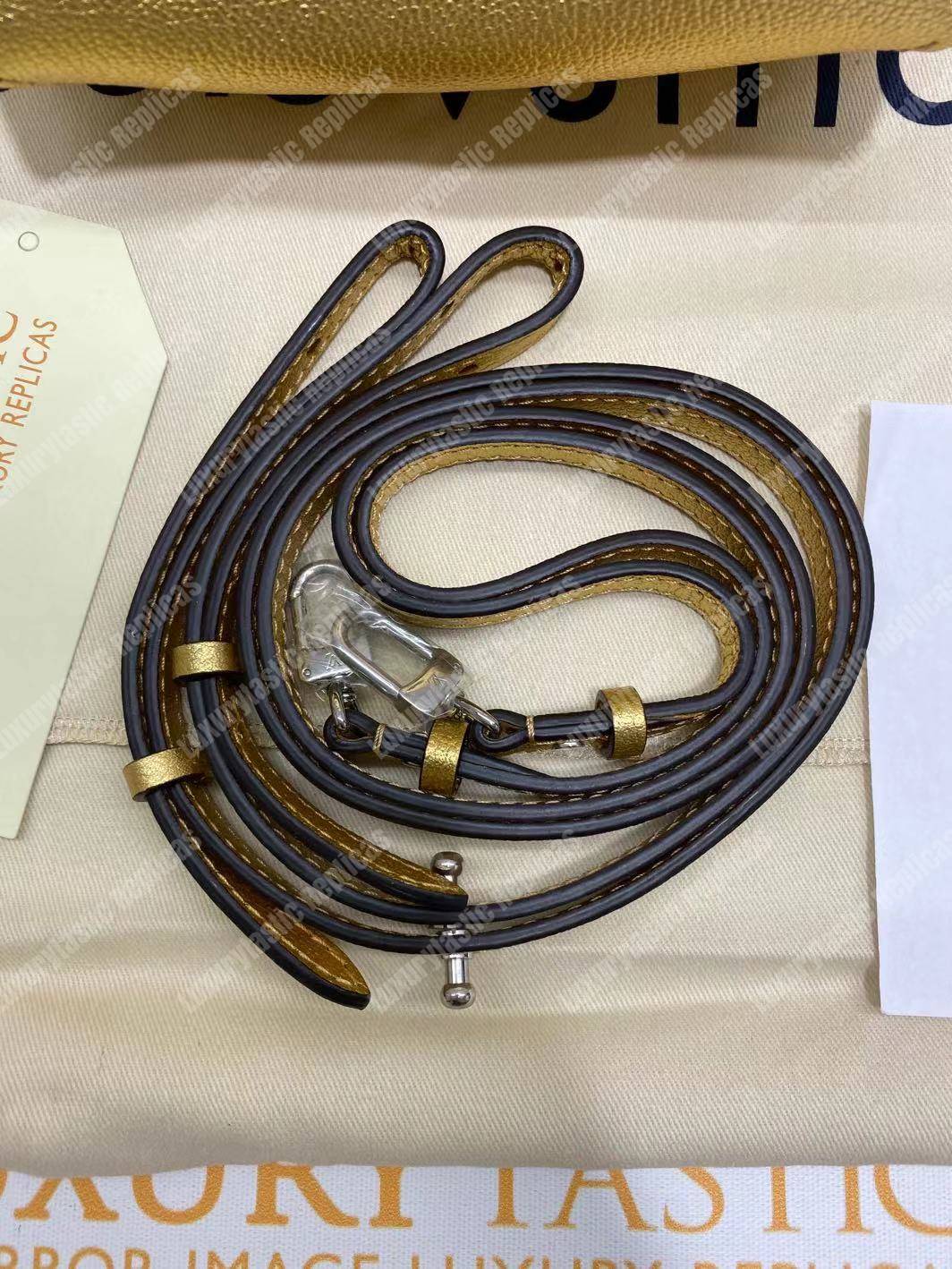 LV Lockme Backpack Mini Gold