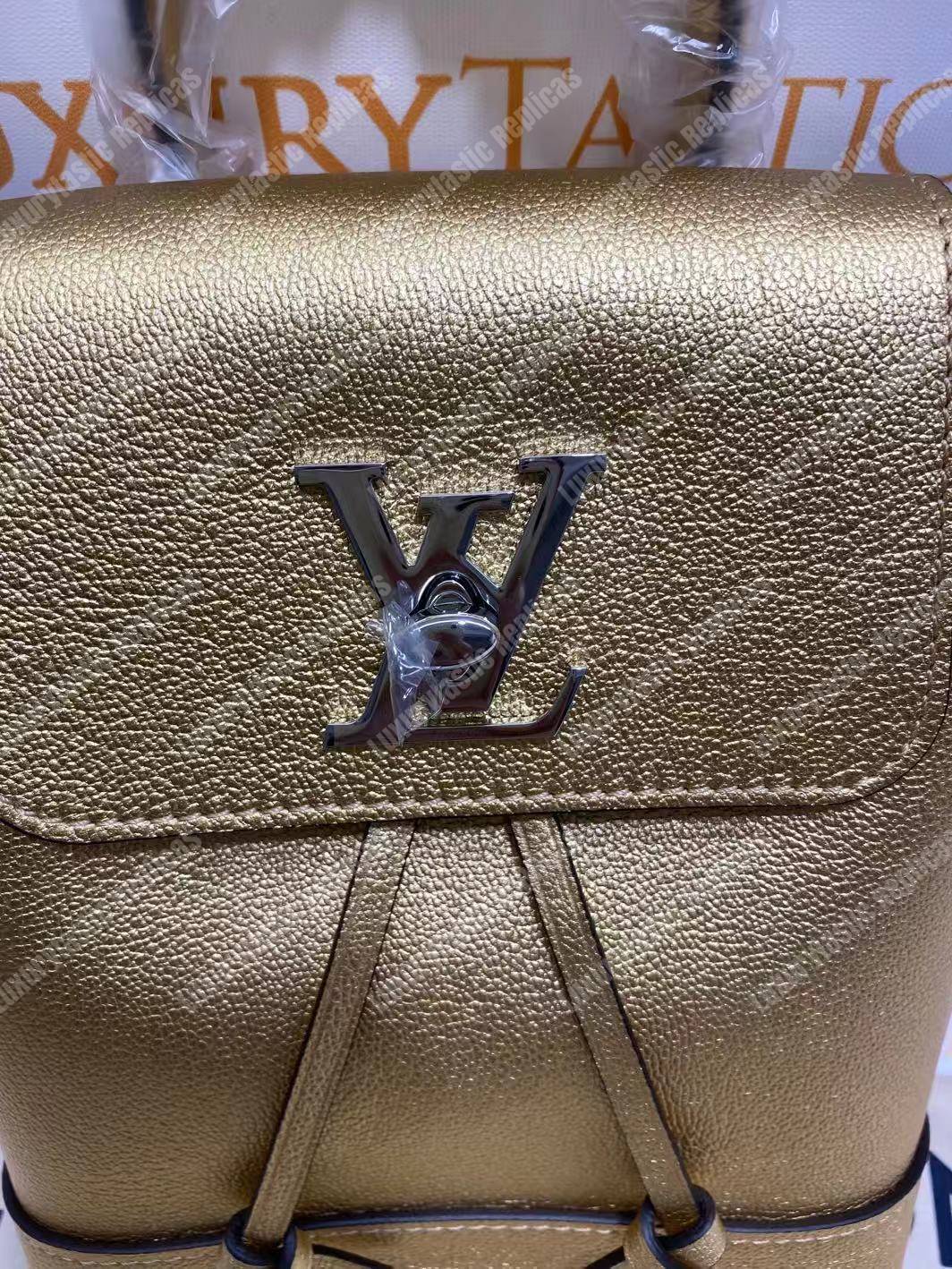 LV Lockme Backpack Mini Gold