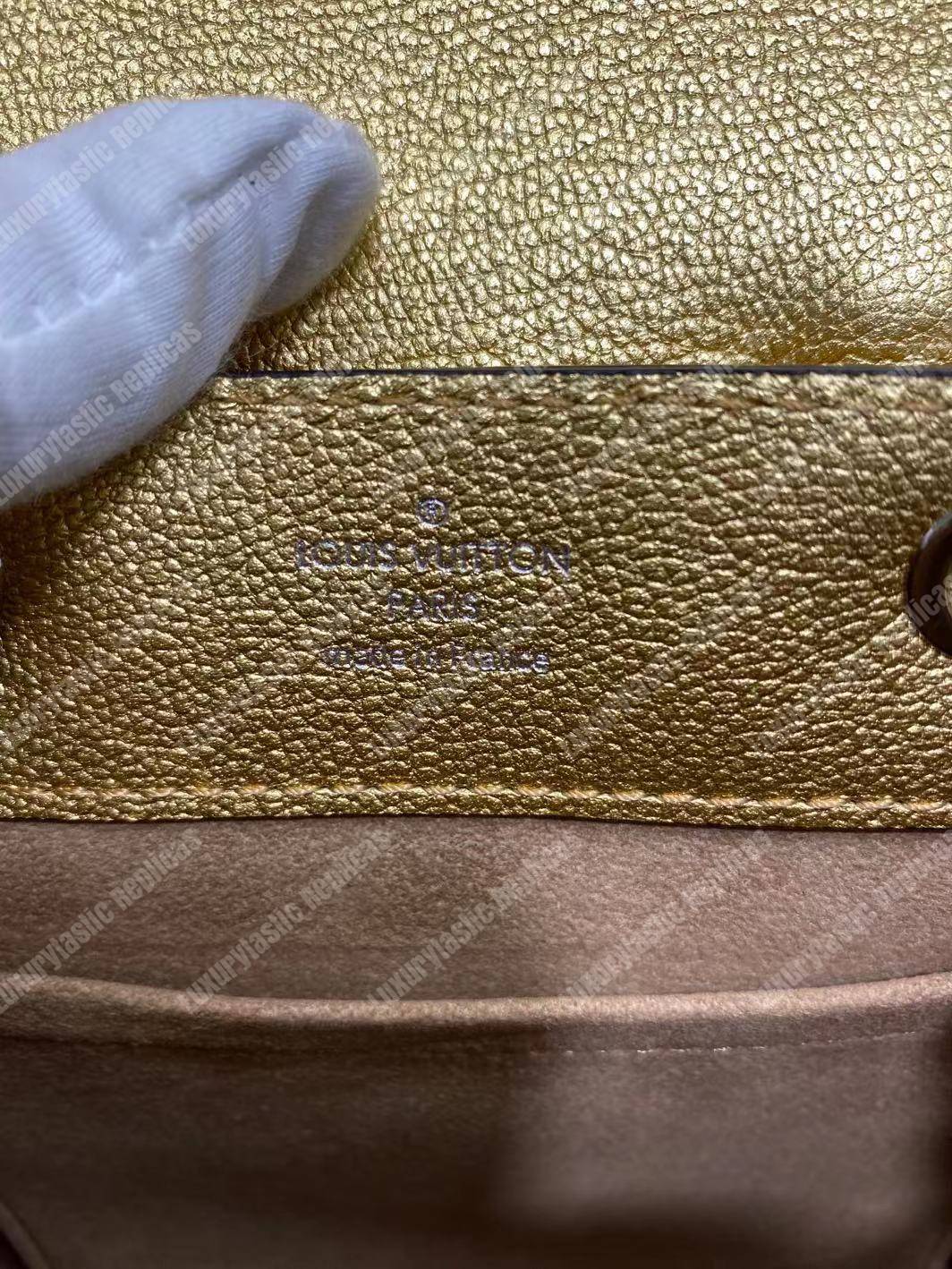 LV Lockme Backpack Mini Gold