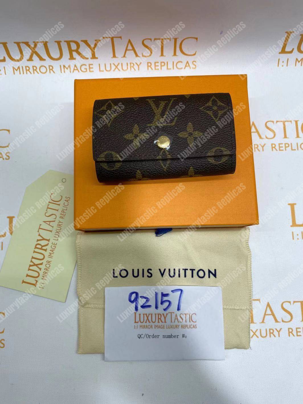 LV 6 Key Holder Monogram Canvas Armagnac