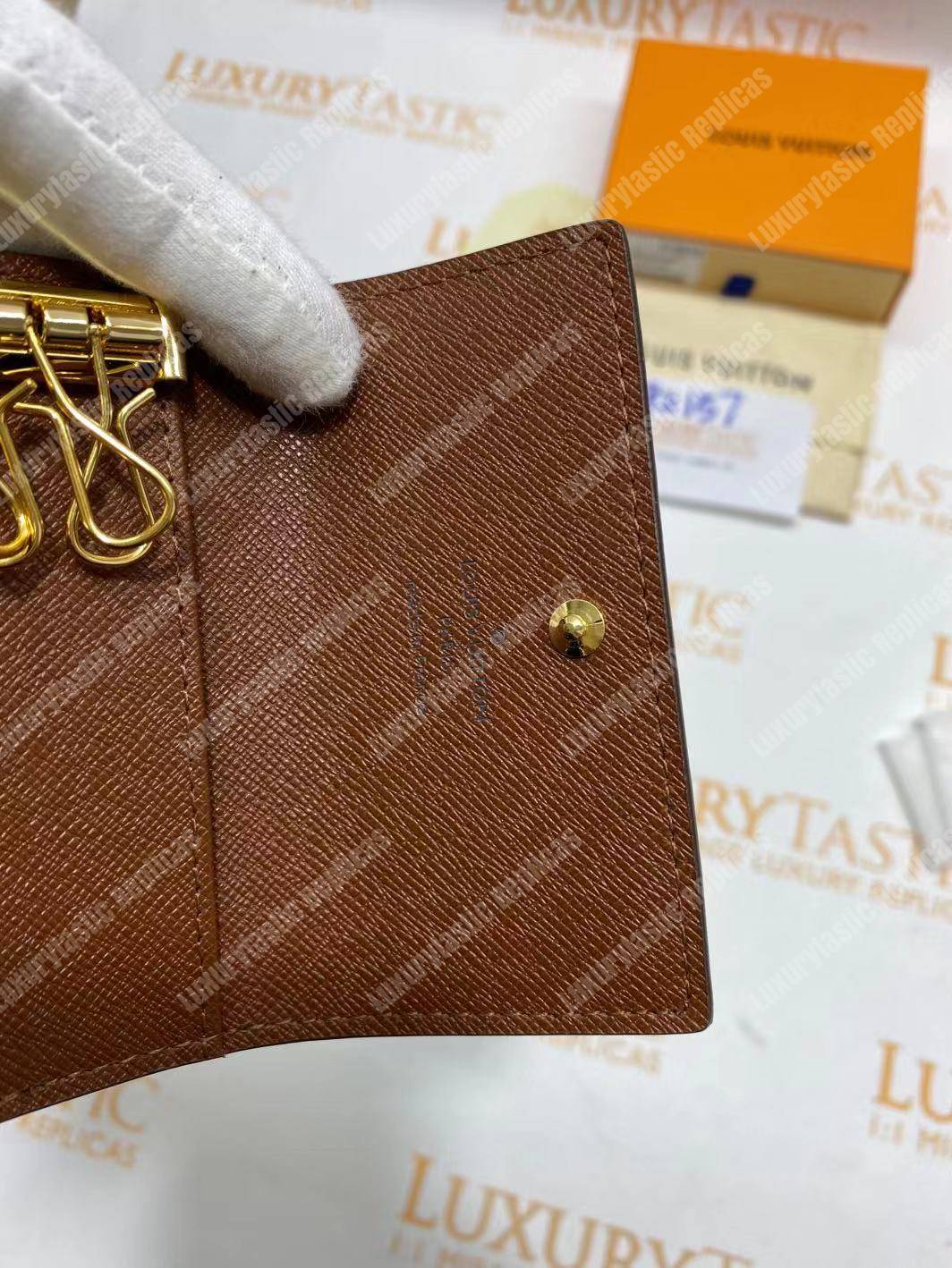 LV 6 Key Holder Monogram Canvas Armagnac