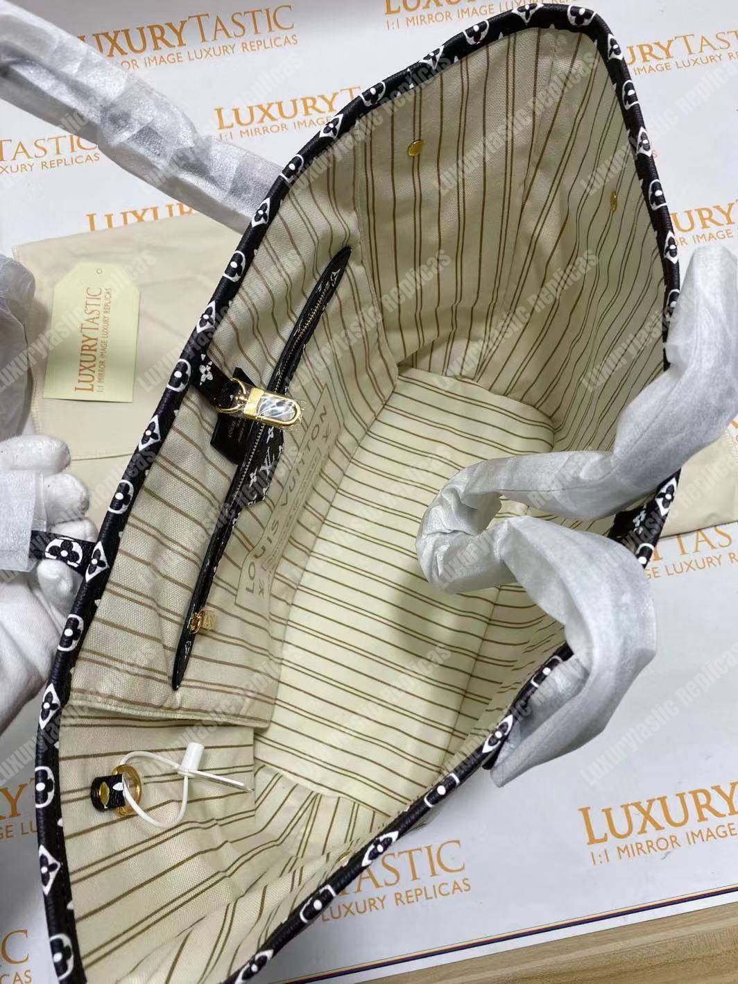 LV Neverfull MM Totes Monogram Ivoire