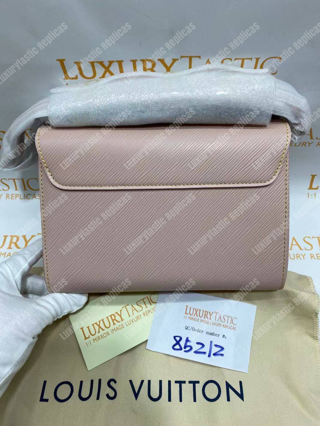 LV Twist MM Epi Leather Rose