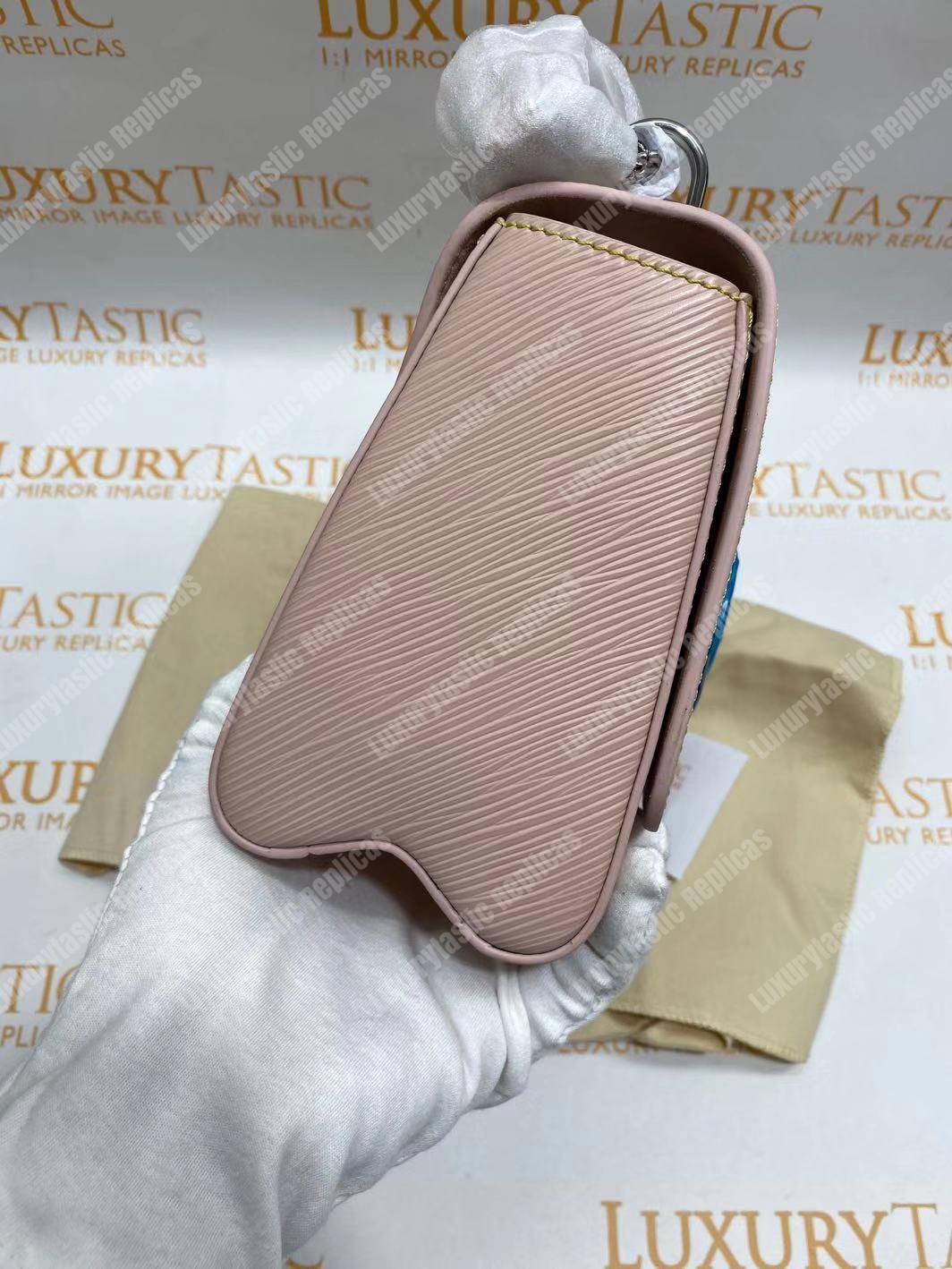 LV Twist MM Epi Leather Rose