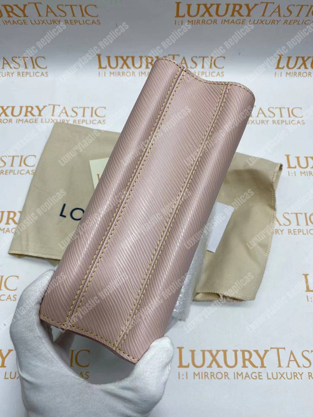LV Twist MM Epi Leather Rose