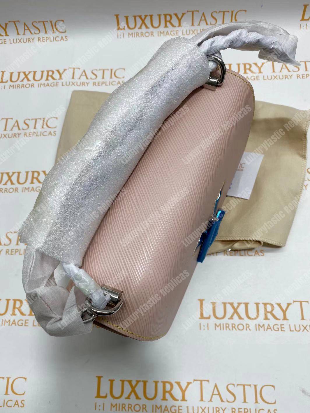LV Twist MM Epi Leather Rose