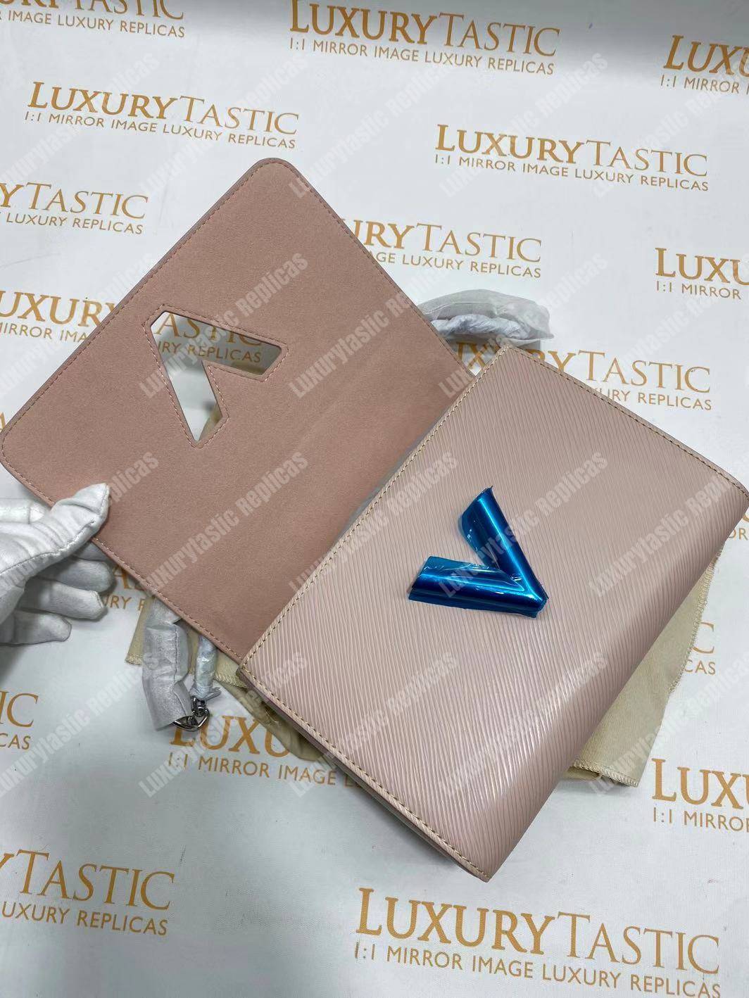 LV Twist MM Epi Leather Rose