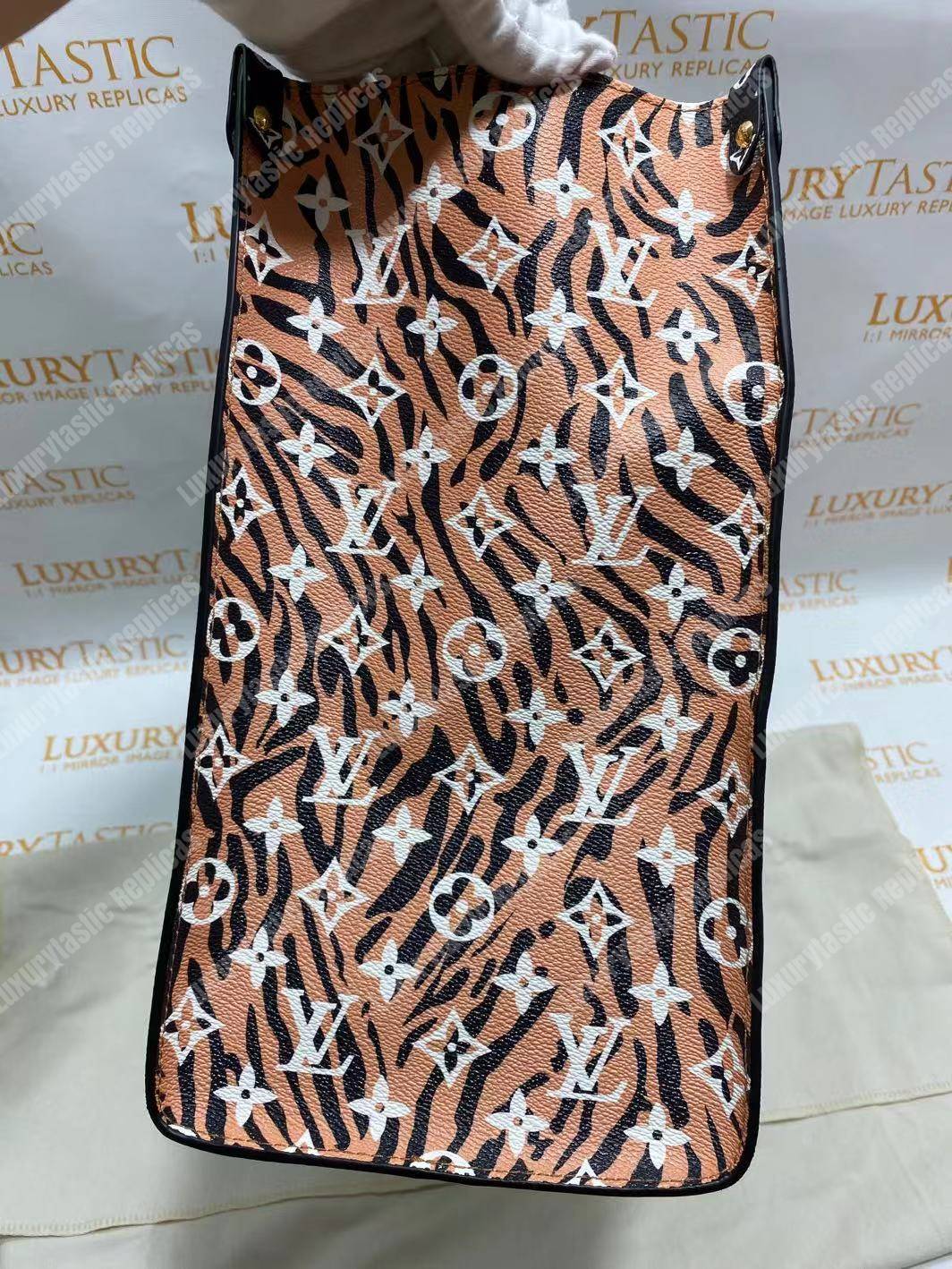 LV Onthego Monogram Black/White GM