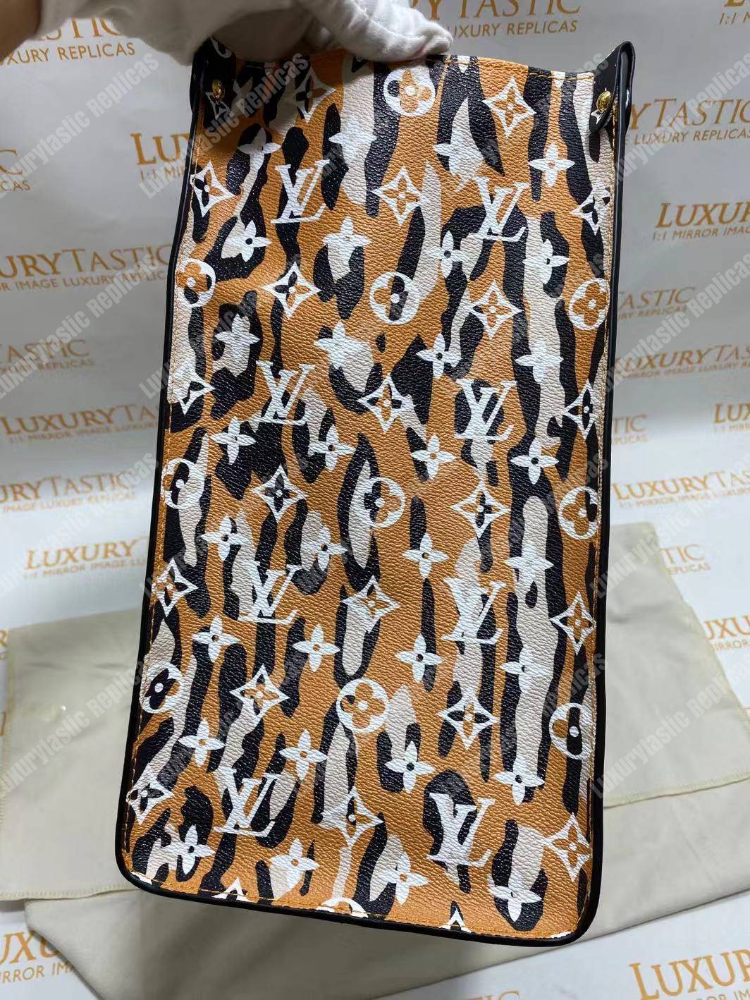 LV Onthego Monogram Black/White GM