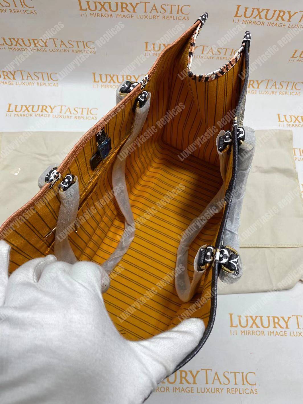 LV Onthego Monogram Black/White GM