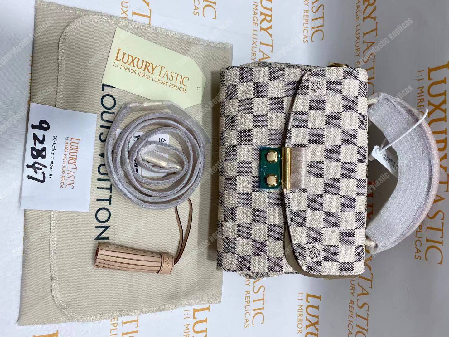 LV Croisette Damier Azur Canvas